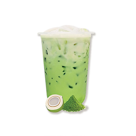 តែបៃតងទឹកដោះគោដូងក្រអូប